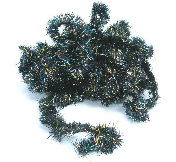 Un paquet de fritz/cactus chenille moyen noir bleu et or