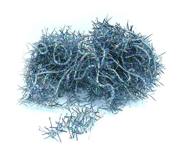 Un paquet de fritz chenille fin straggle bleu de cobalt